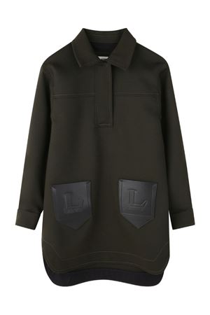 green polyester dress LANVIN KIDS | N30268U60